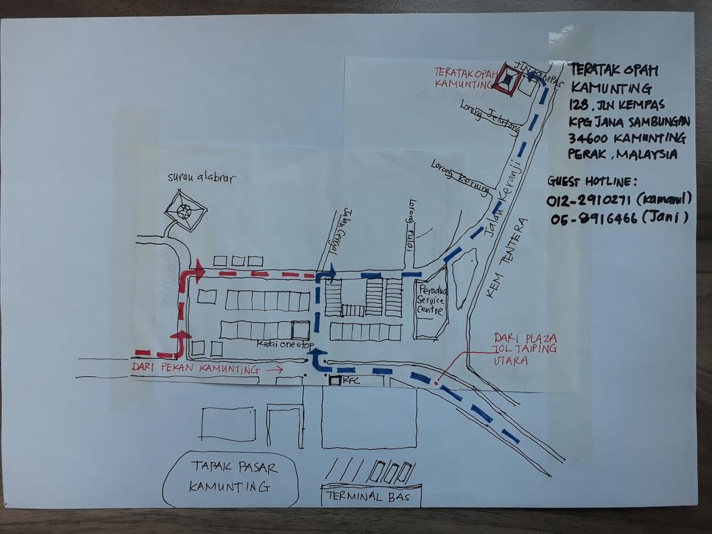 Teratak Opah Kamunting Hotell Taiping Exteriör bild
